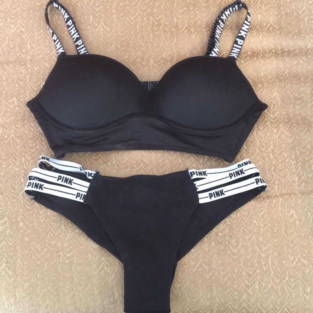 Pink VS Bra and pantie set